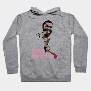 teddy pendergrass // vIntage black white Hoodie